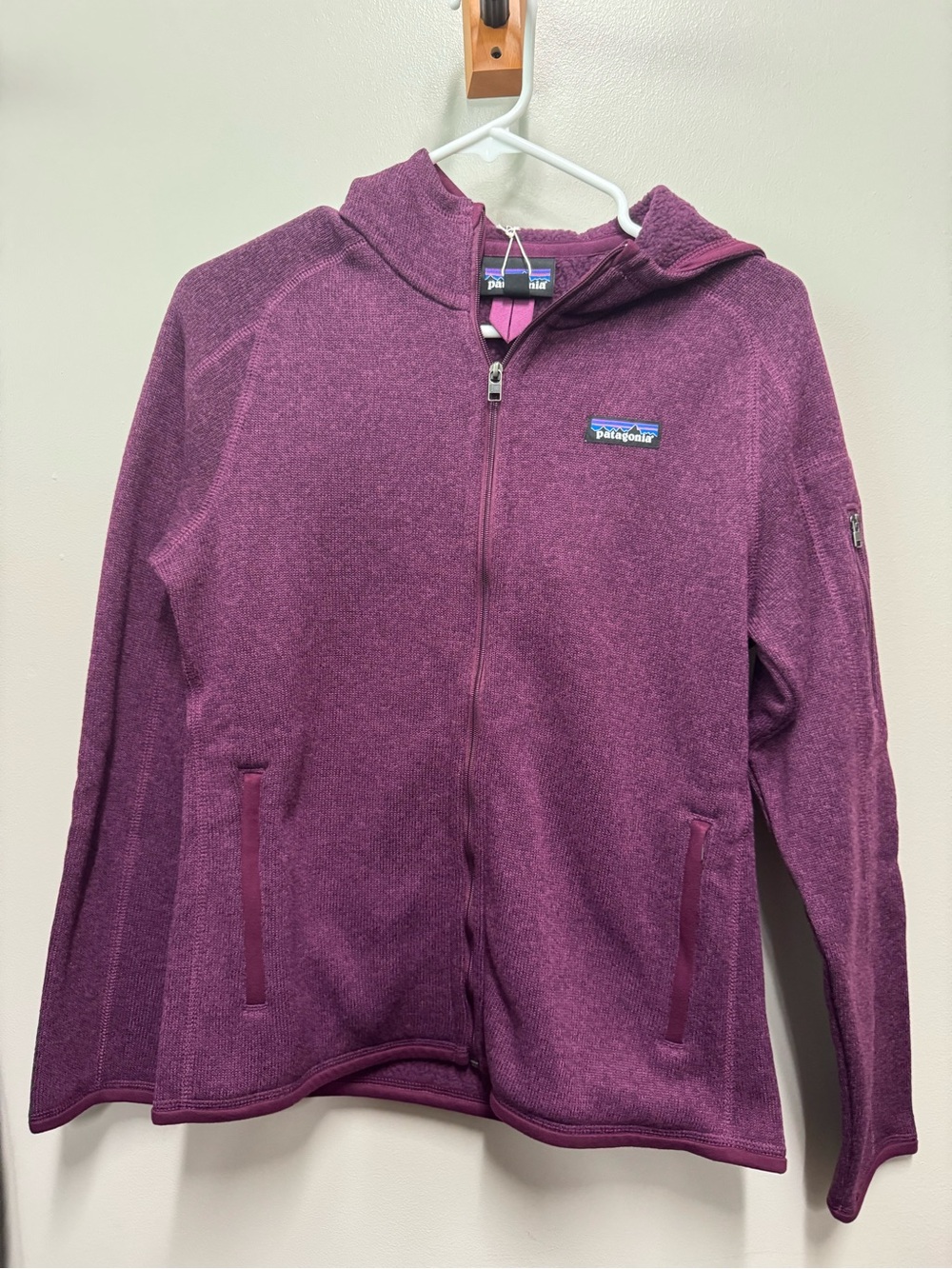 Patagonia women’s Plum Full-Zip Hooded Fleece Jacket
